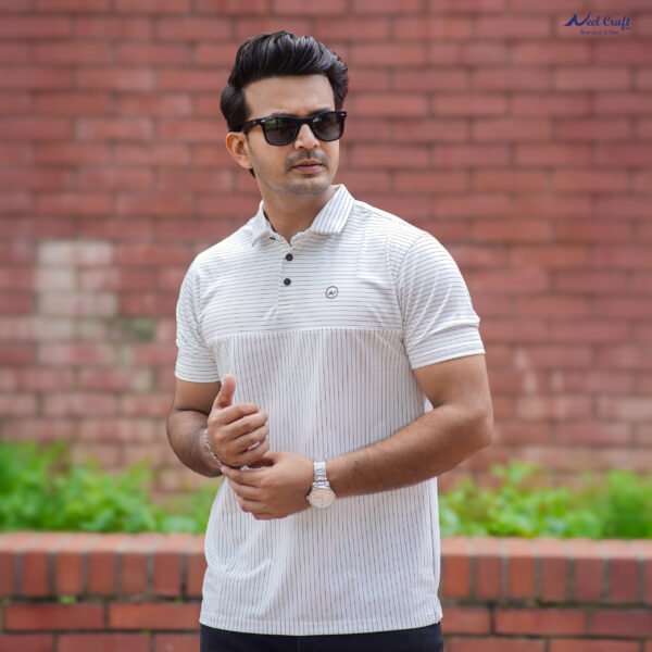 Single Jersey Cotton Polo Collar