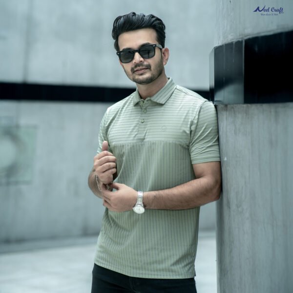 Single Jersey Cotton Polo Collar