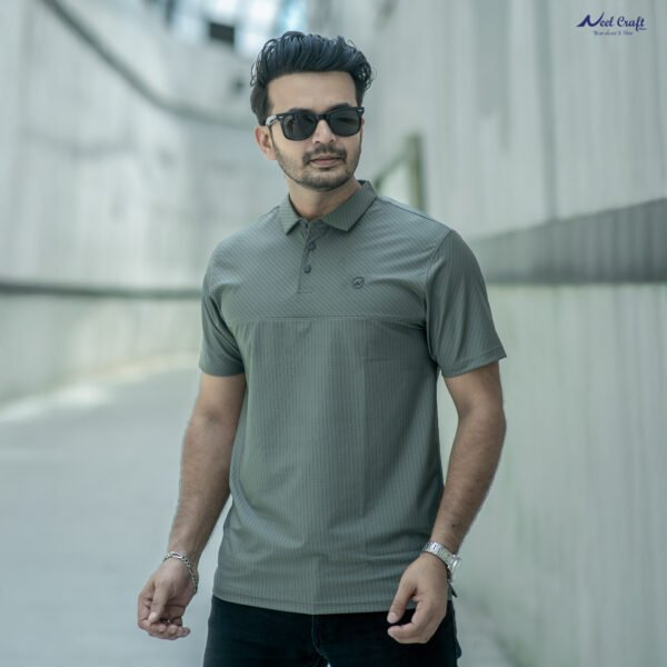 Single Jersey Cotton Polo Collar