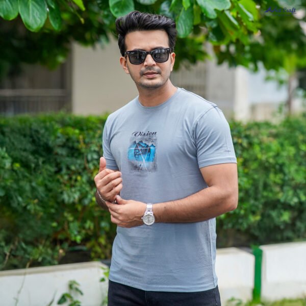 Men Half Sleeve Fit T-shirt